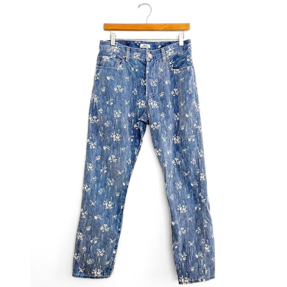 Polo Ralph Lauren Callen High Rise Slim Floral Print Jeans